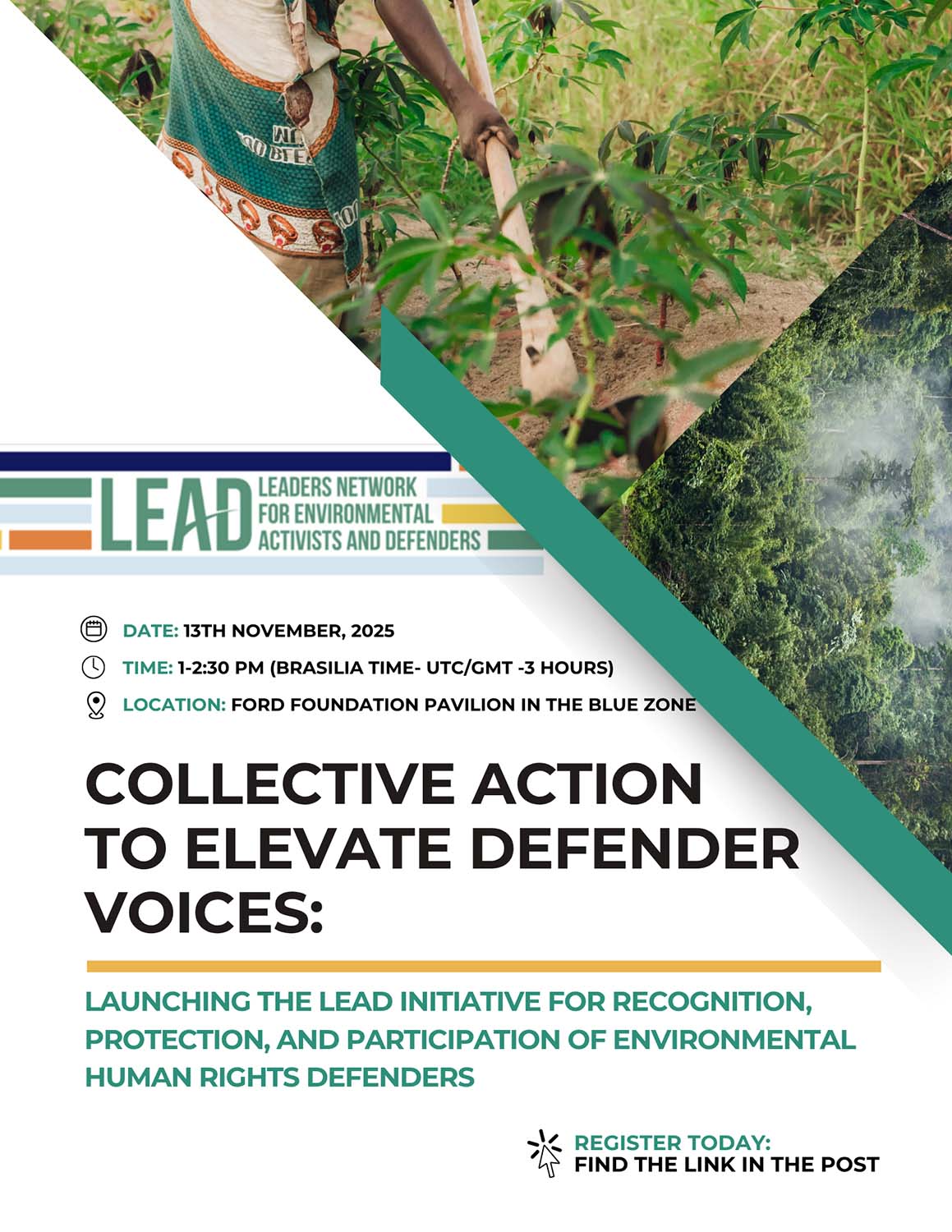 Collective Action to Elevate Defender Voices Official Launch of LEAD